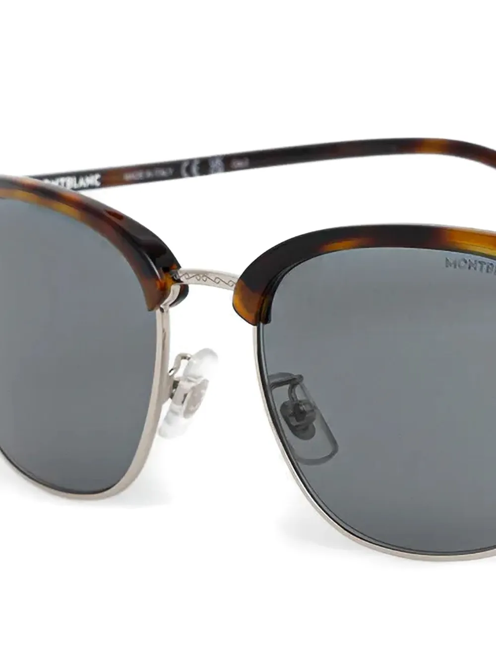 MONT BLANC EYEWEAR Browline zonnebril Bruin