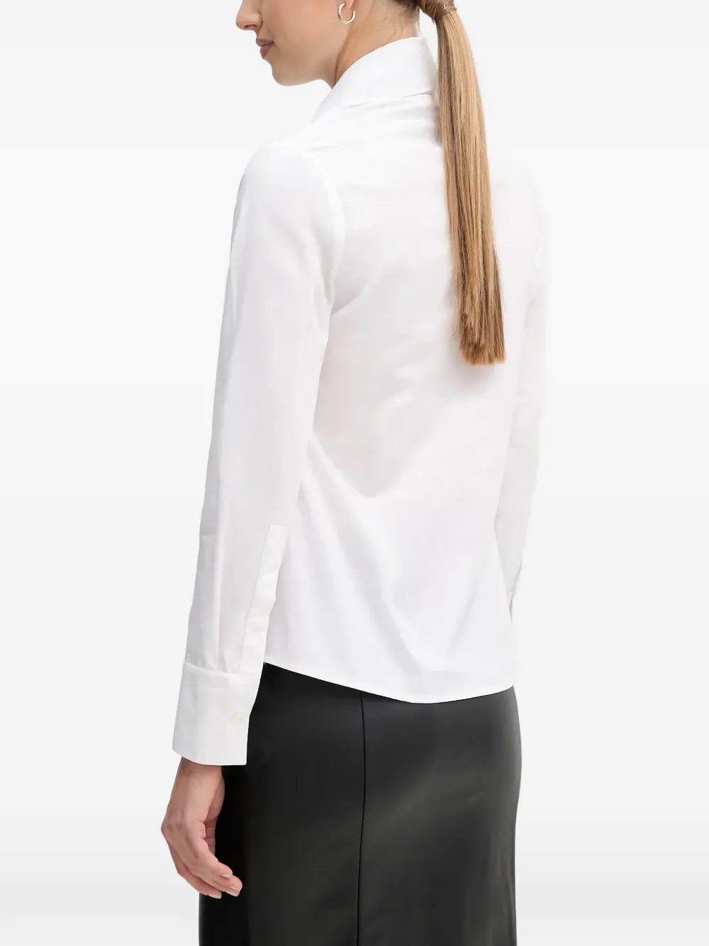  Sandro Ferrone Neck-tie Blouse - White 