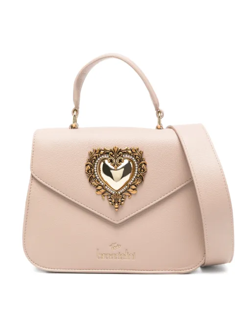 Braccialini heart-appliqué top-handle tote bag
