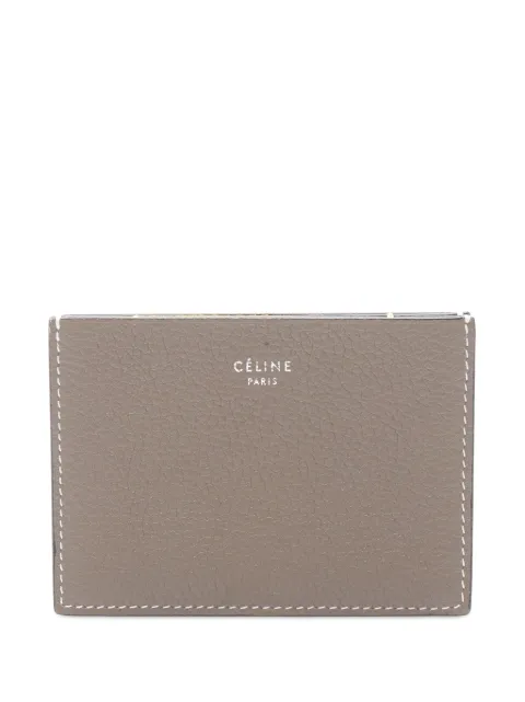 Celine Pre-Owned 2010-2025 Grained Calfskin Wallet small wallets