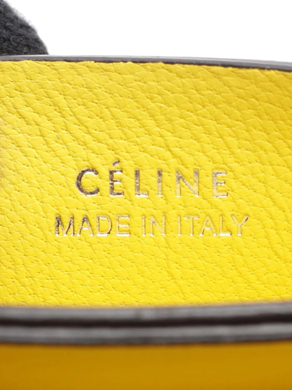 CELINE Pre-owned 2010-2025 Grained Calfskin Wallet Small Wallets In Gray