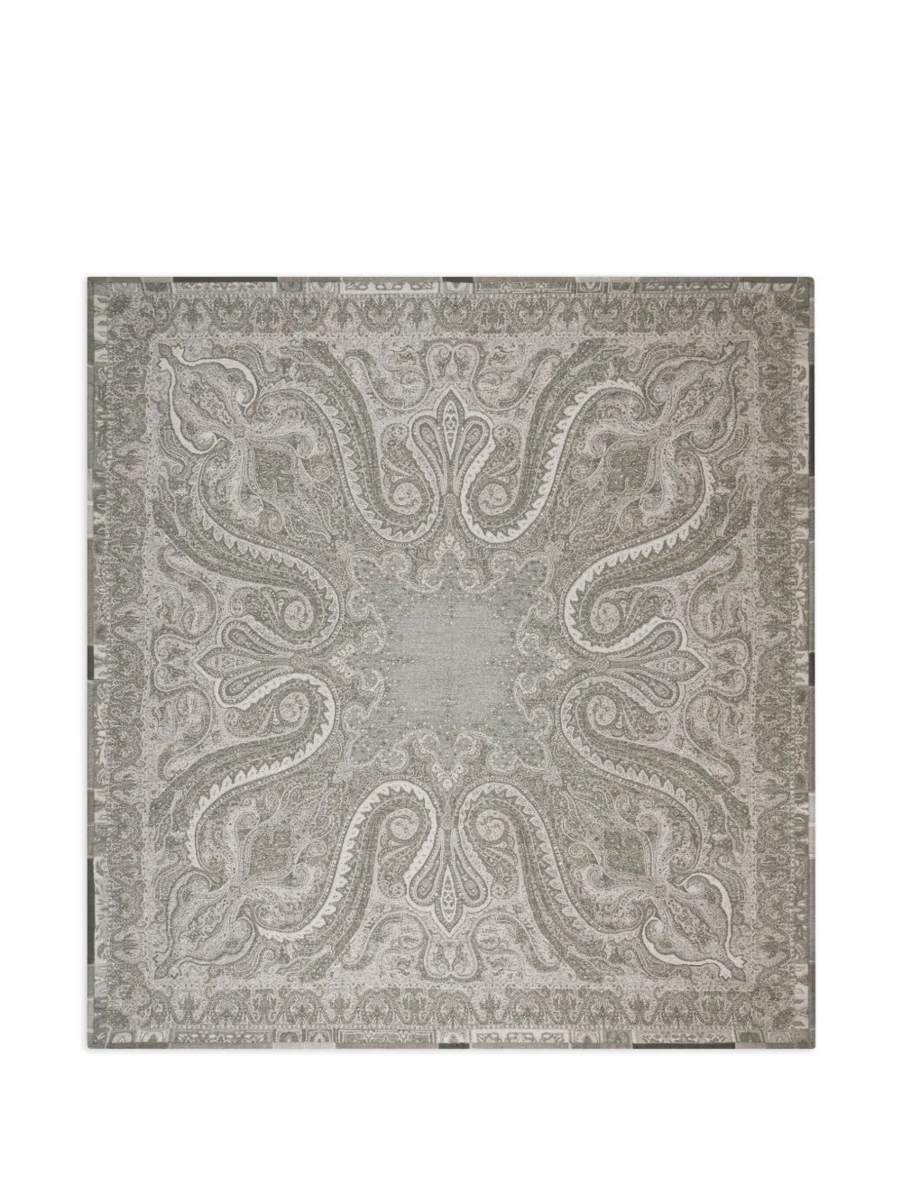 Etro Home Paisley-pattern Wool Throw Blanket (200 X 200cm) In Neutral