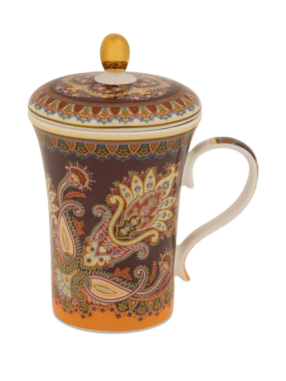 Etro Home Porcelain Mug (17cm X 9cm) In Brown