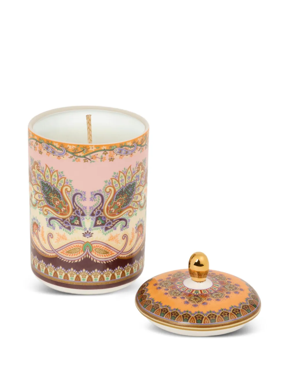 ETRO HOME Porseleinen kaarsenpot (9 cm) - Roze