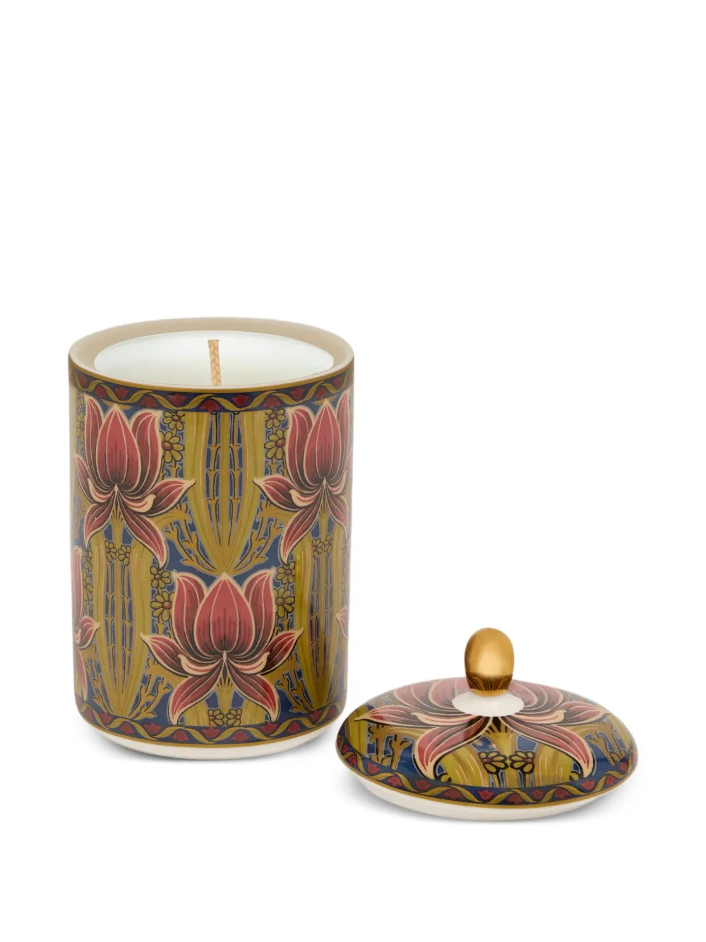 ETRO HOME Porseleinen kaarsenpot (9 cm) - Groen