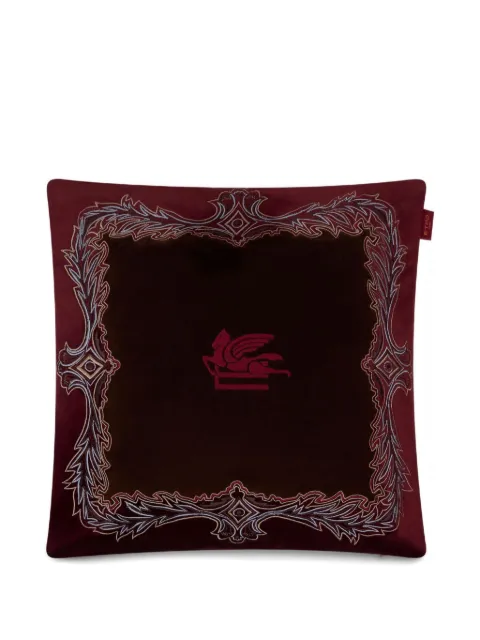 ETRO HOME pegaso-embroidered cushion (45cm x 45cm)
