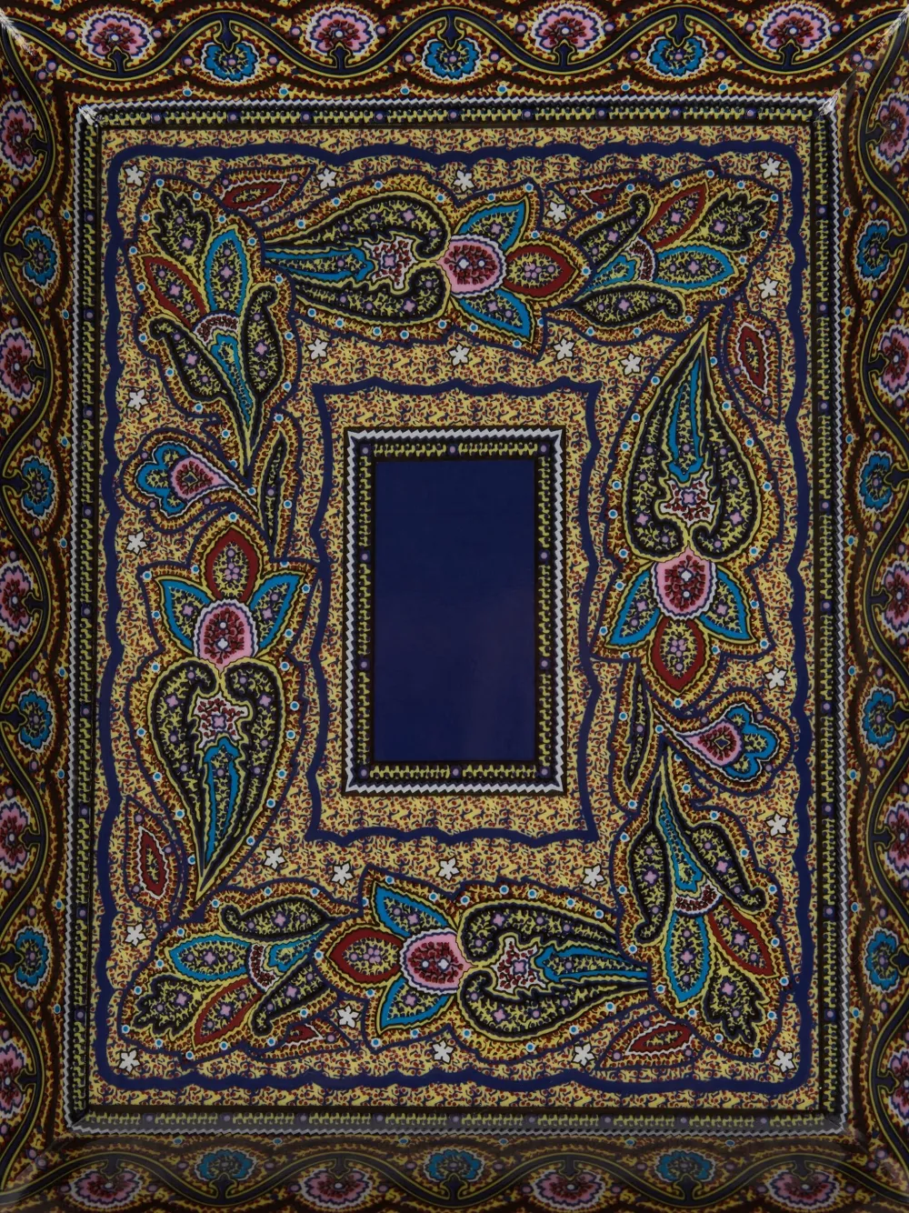Paisley-Pattern Porcelain Tray (20cm X 16cm)