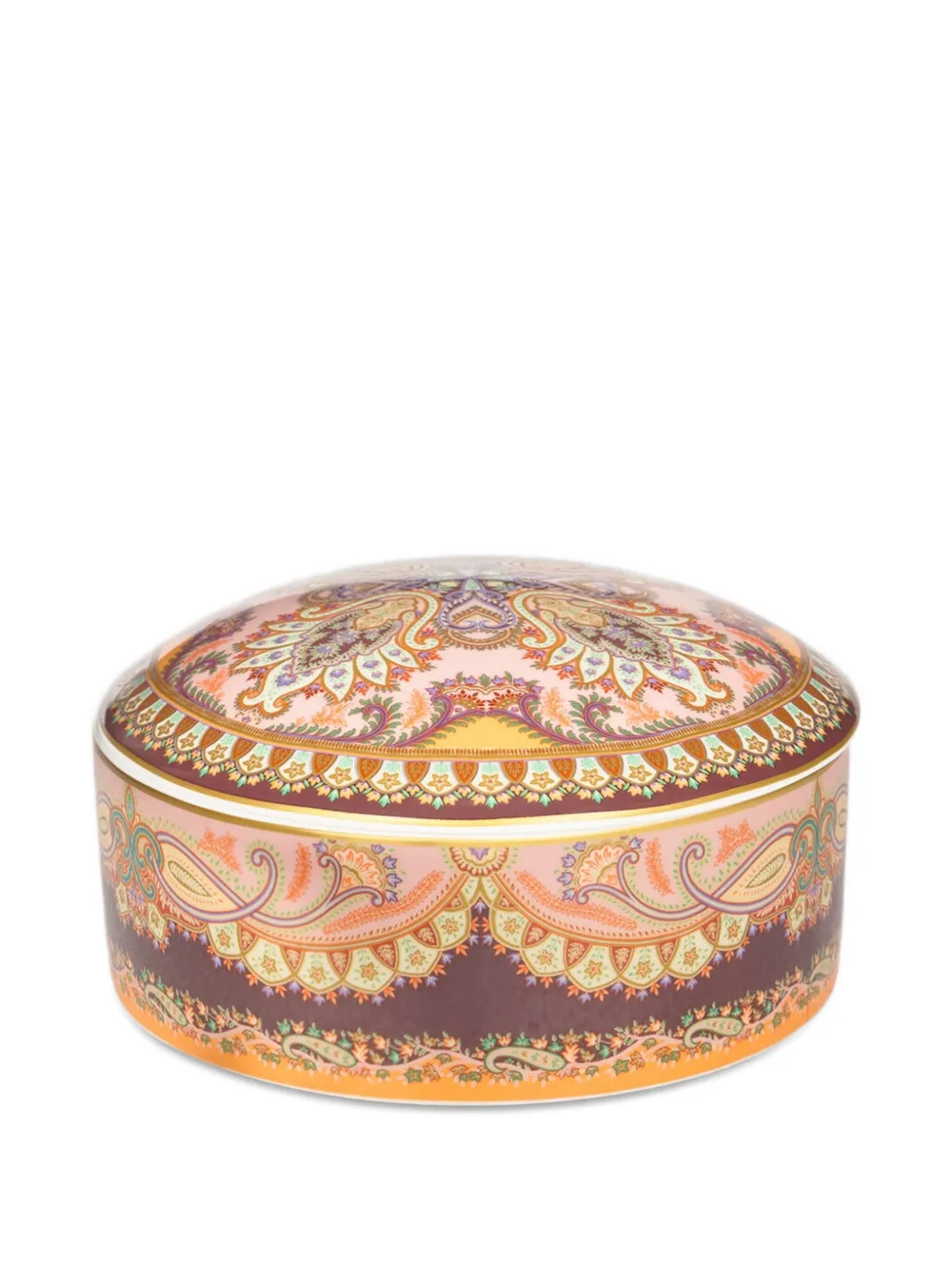 Etro Home Porcelain Jewellery Box (13cm) In Multi