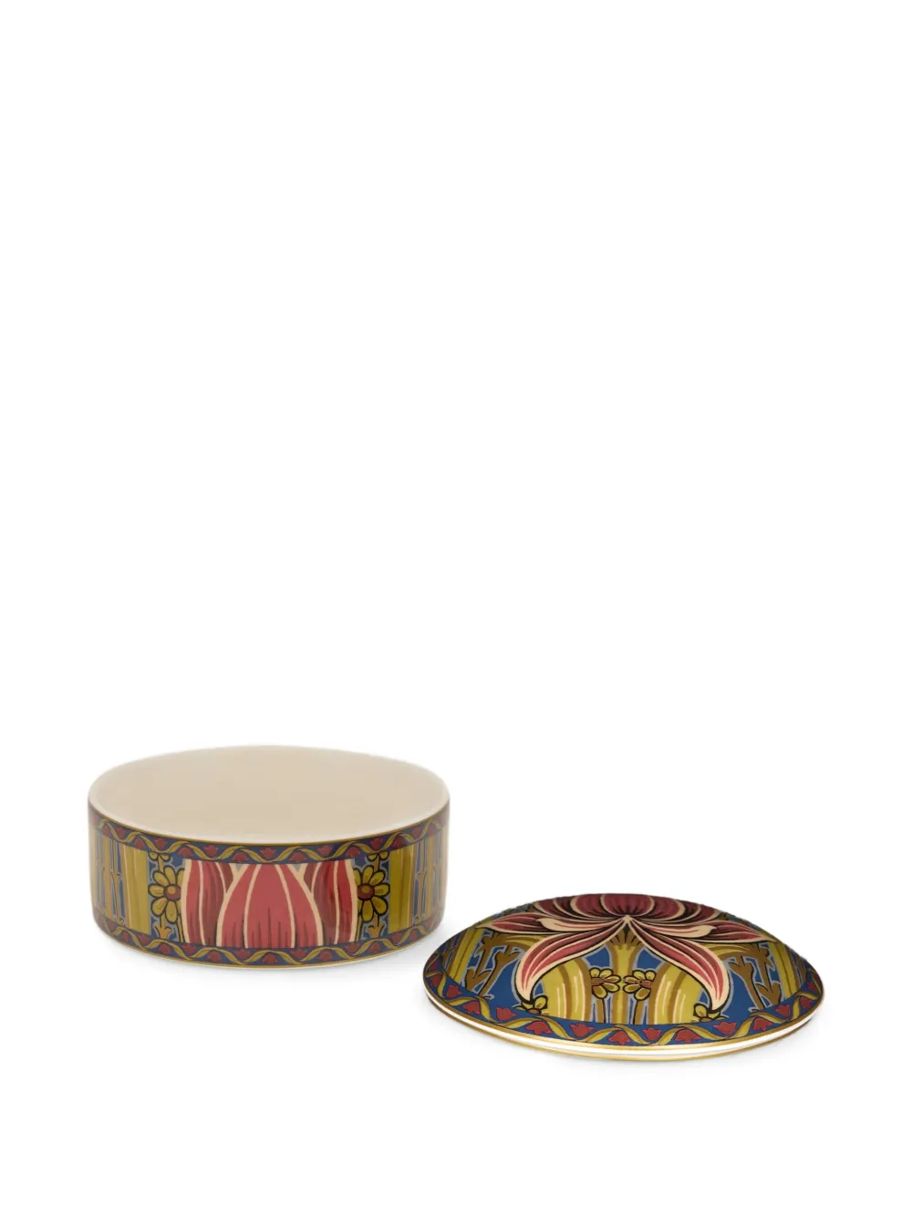 Etro Home Porcelain Jewellery Box (13cm) In Multi