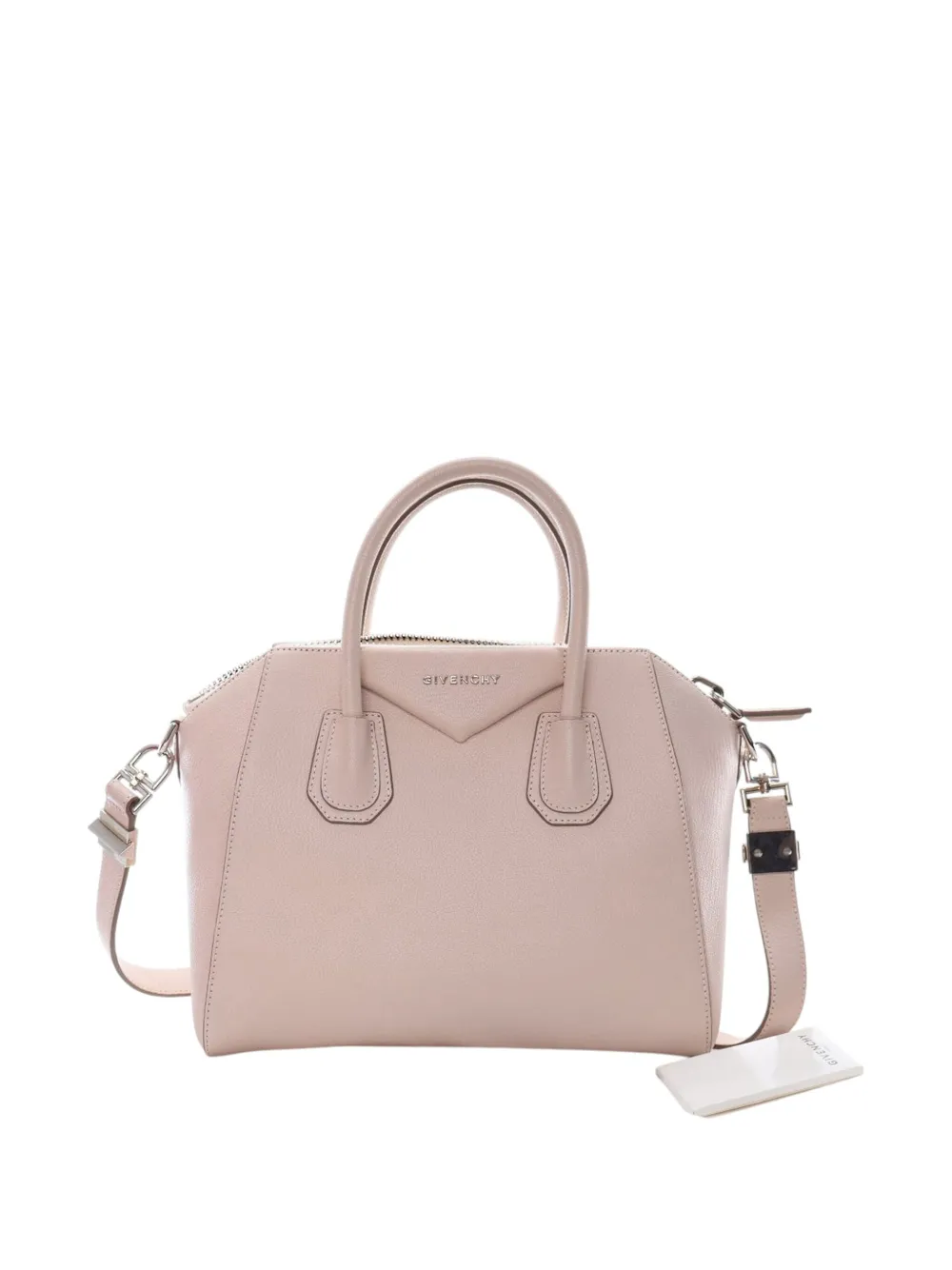 Pre-owned Givenchy 2010-2025 Small Goatskin Antigona Satchel In Brown