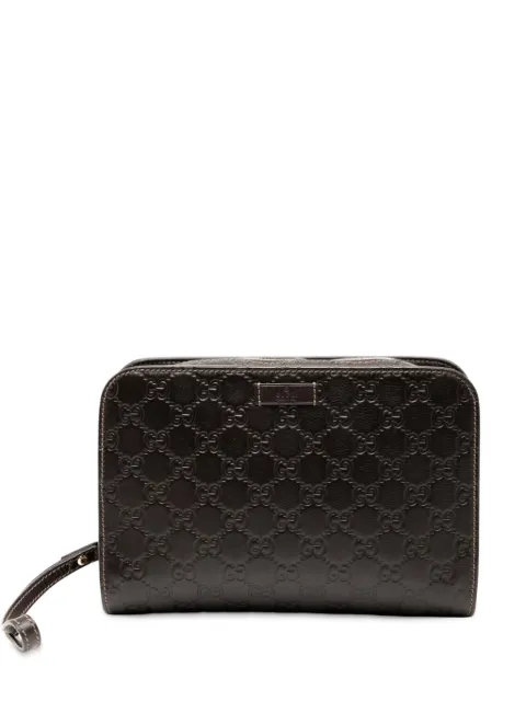 Gucci Pre-Owned 2000-2015 Guccissima clutch bag