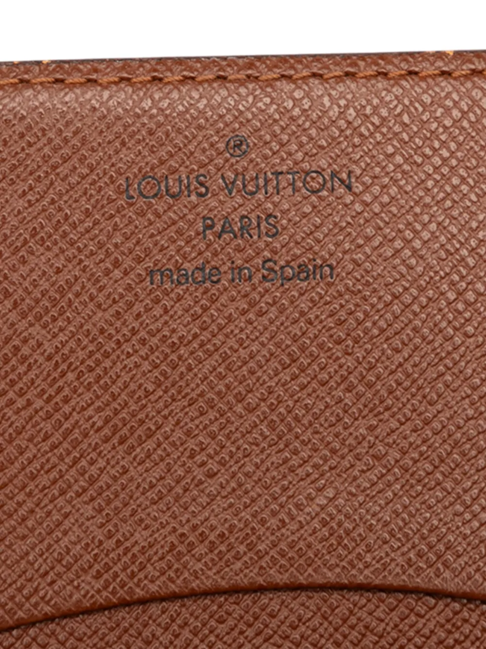 Pre-owned Louis Vuitton 2003 Monogram Envelope Business Card Holder In Brown
