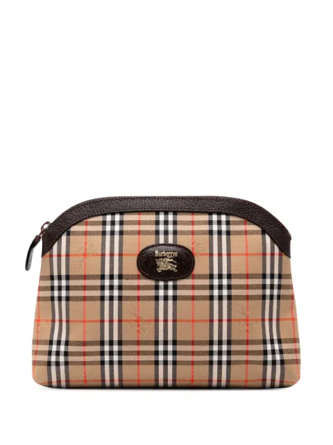 Burberry Pre-Owned 20th Century Haymarket Check Canvas clutch bag