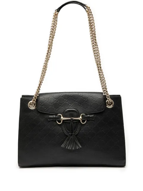 Gucci Pre-Owned 2000-2015 Large Guccissima Emily shoulder bag