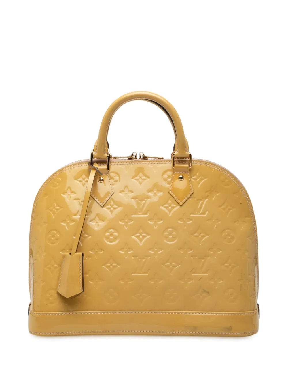 Louis Vuitton Pre-Owned 2013 モノグラム ヴェルニ アルマ PM ハンドバッグ - ブラウン Louis Vuitton Pre-Owned 2013 モノグラム ヴェルニ アルマ PM ハンドバッグ - ブラウン