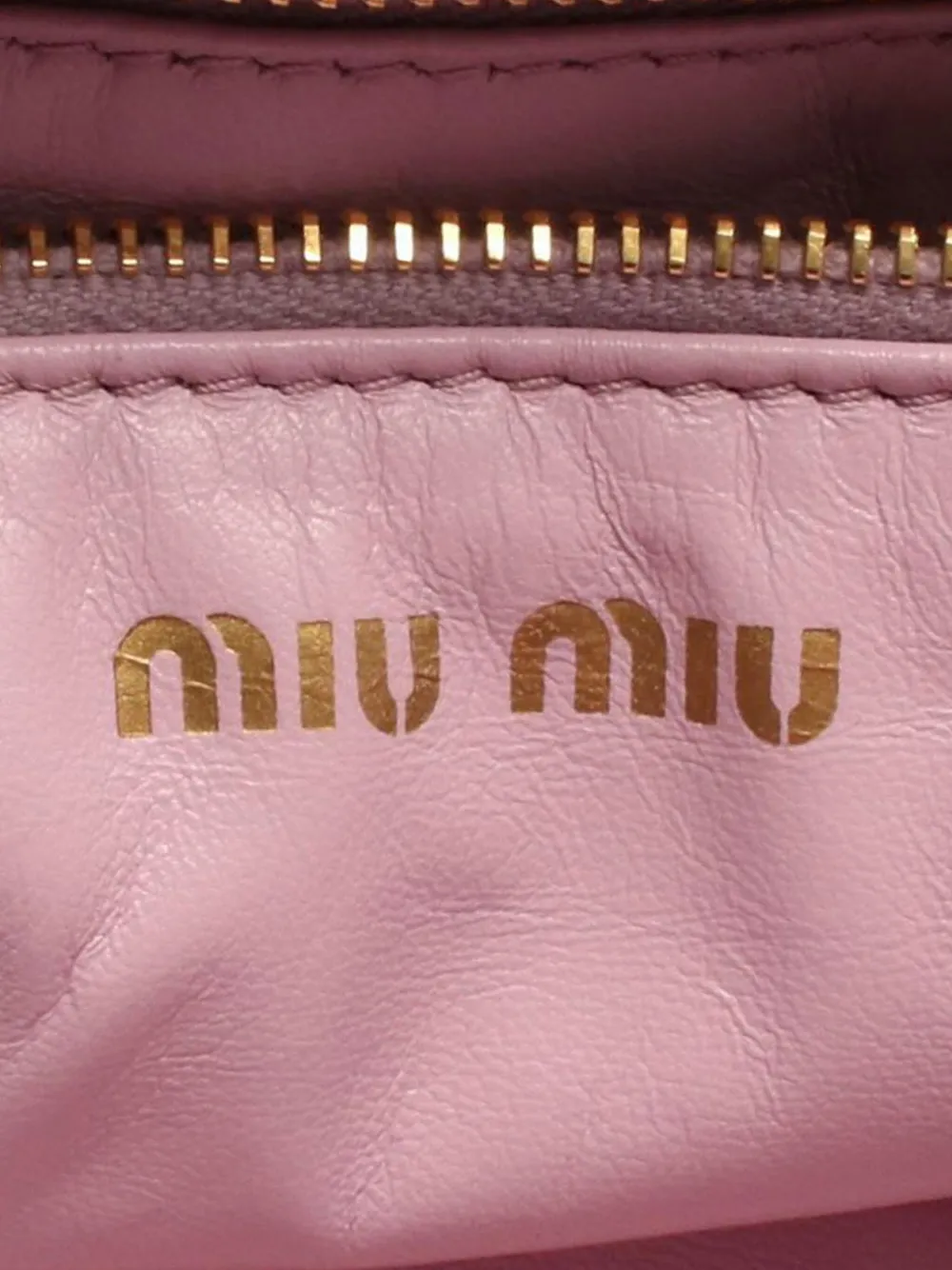 Pre-owned Miu Miu 2010-2025 Nylon Padded Satchel In Pink