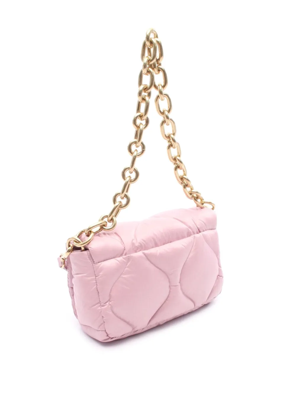 Pre-owned Miu Miu 2010-2025 Nylon Padded Satchel In Pink