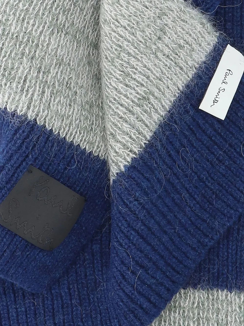 Paul Smith Gestreepte sjaal Blauw