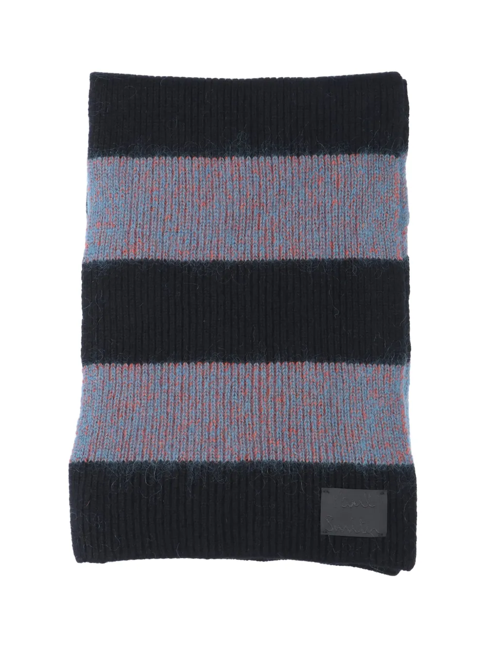 Paul Smith striped scarf - Zwart