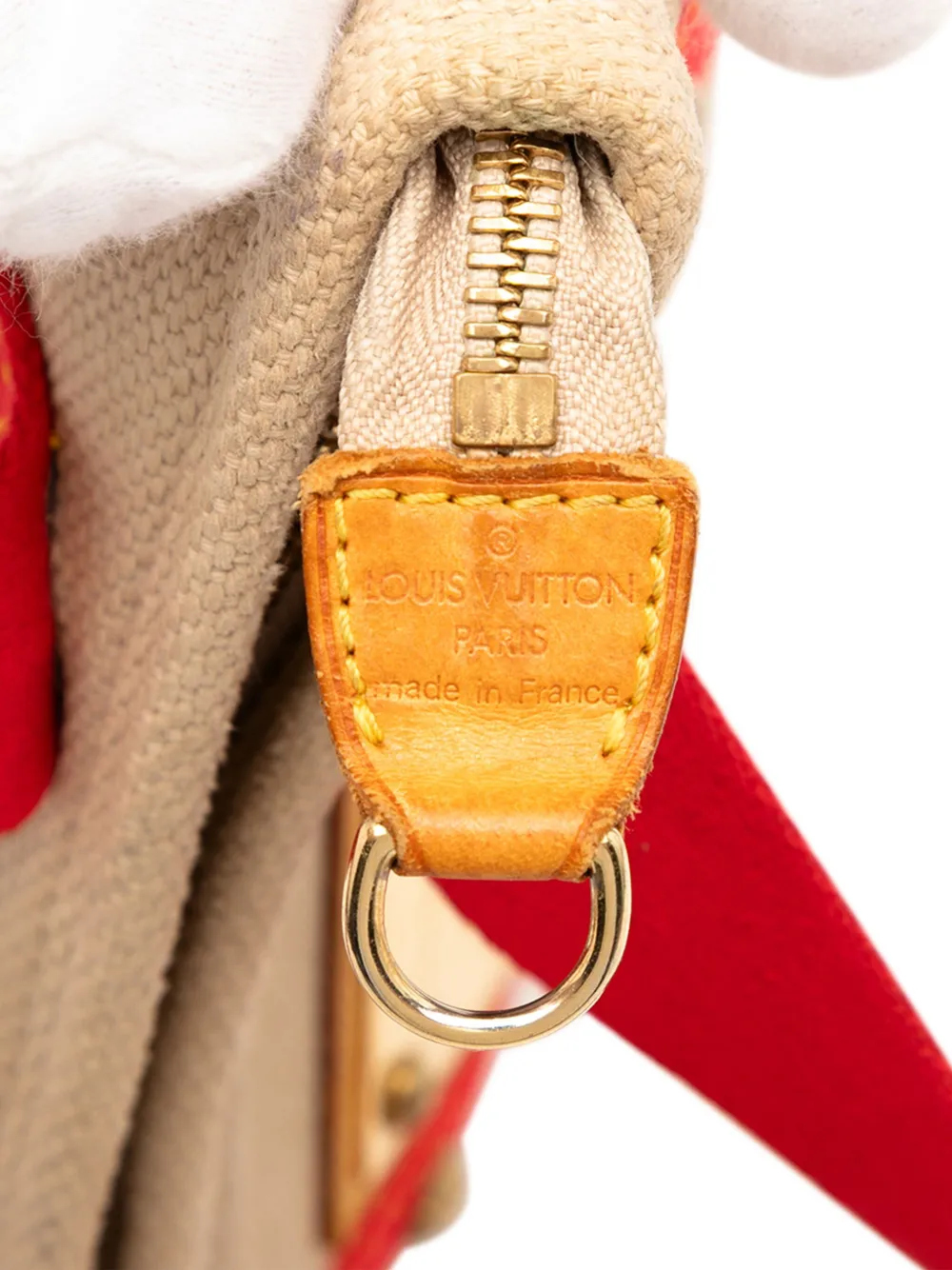 Pre-owned Louis Vuitton 2005 Antigua Cabas Pm Handbag In Brown