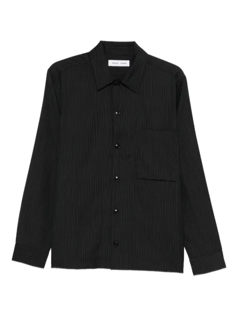 SAMSOE SAMSOE pinstripe buttoned shirt