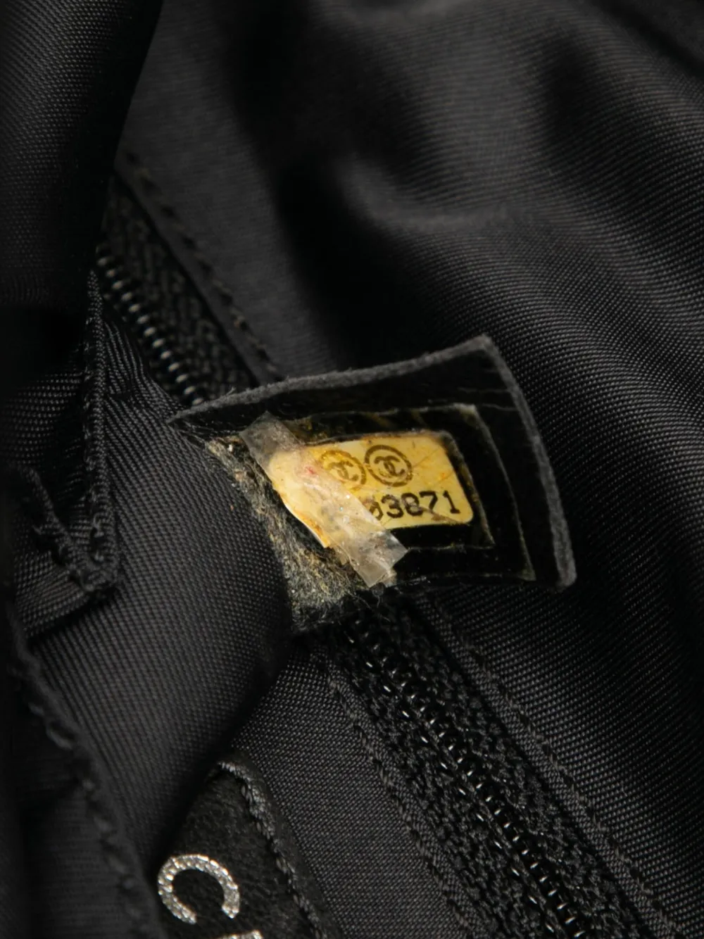 Pre-owned Chanel 2008-2009 Small Quilted Coated Canvas Paris Biarritz Tote Bag In Black