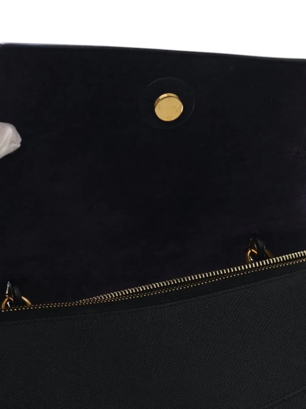 Pre-owned Celine 2017 Mini Grained Calfskin Belt Bag Satchel In Black