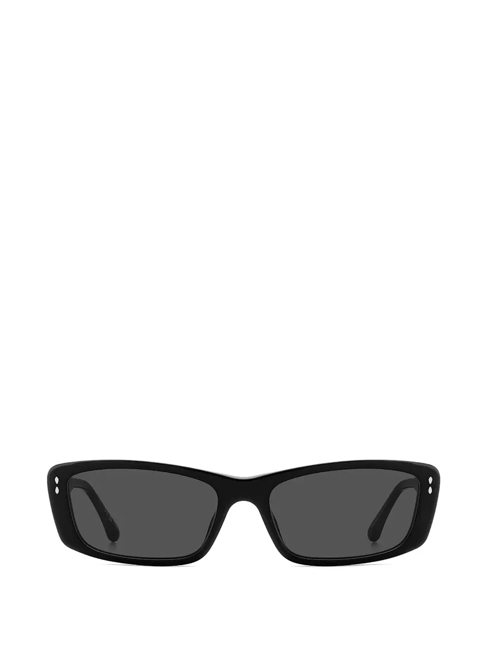 Isabel Marant Eyewear Occhiali da sole rettangolari con borchie - Nero