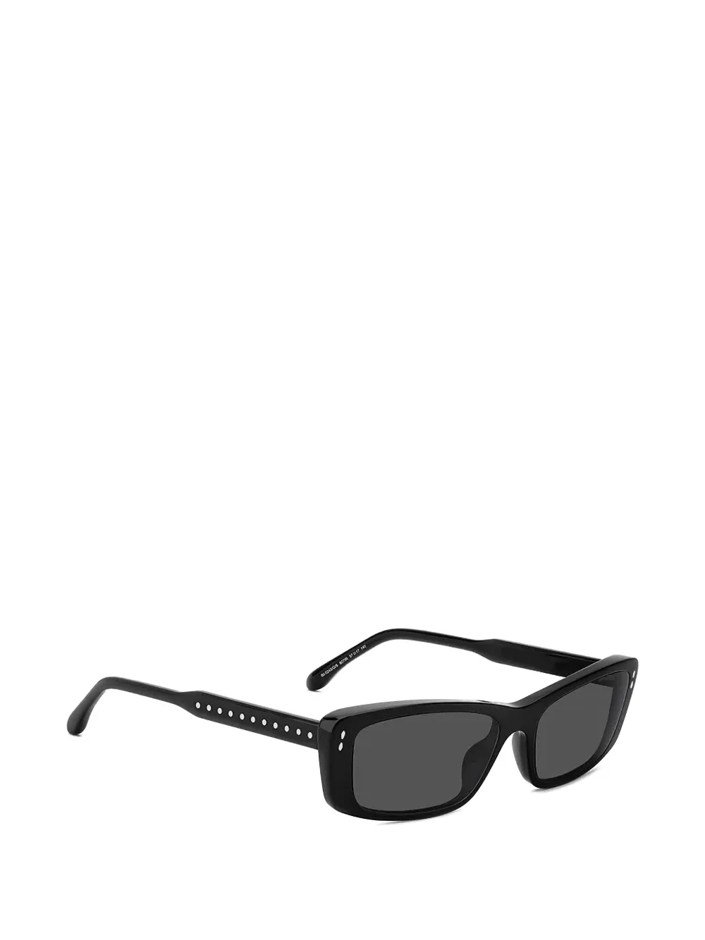 Isabel Marant Eyewear Zonnebril met rechthoekig montuur en studs Zwart