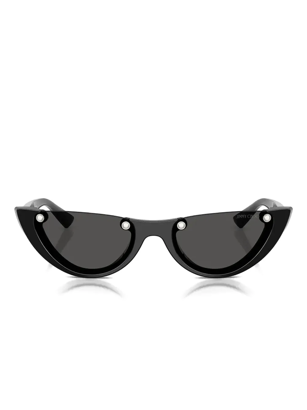Jimmy Choo Eyewear stud geometric-frame sunglasses - Nero