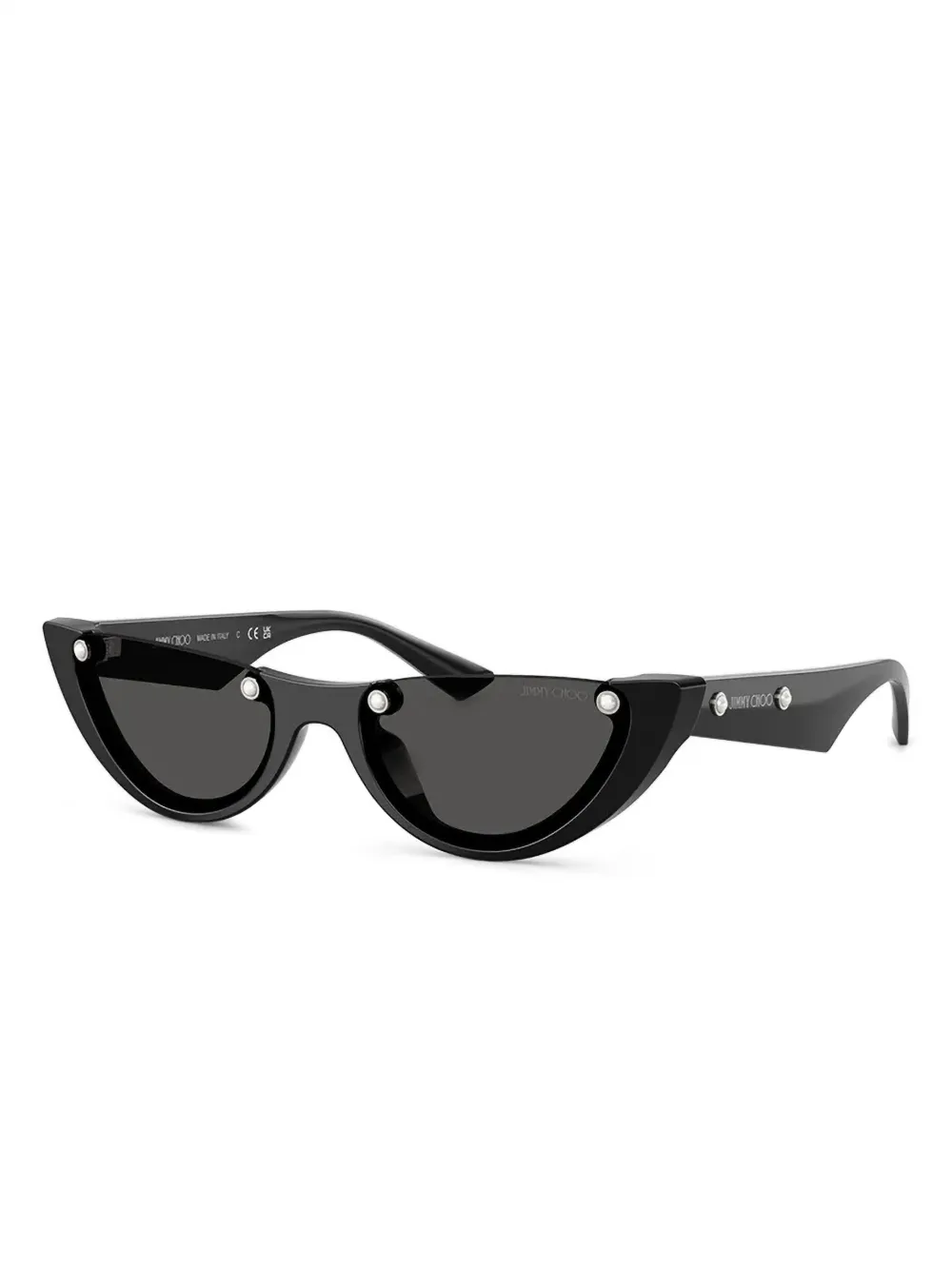 Jimmy Choo Eyewear lentes de sol con armazón geométrica con apliques | Image 2