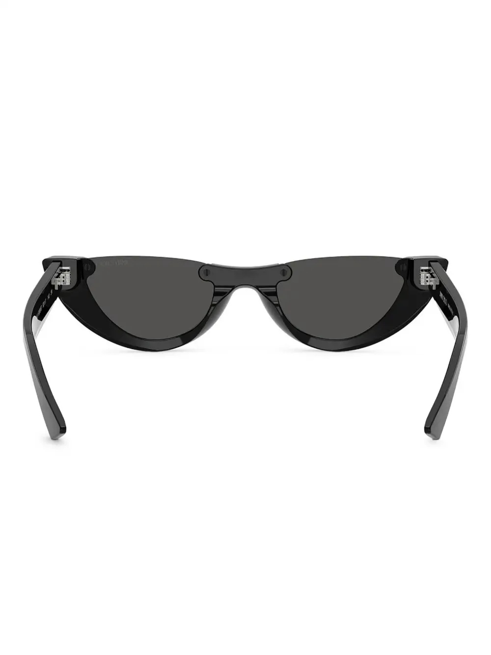 Jimmy Choo Eyewear Zonnebril met geometrisch montuur en studs Zwart