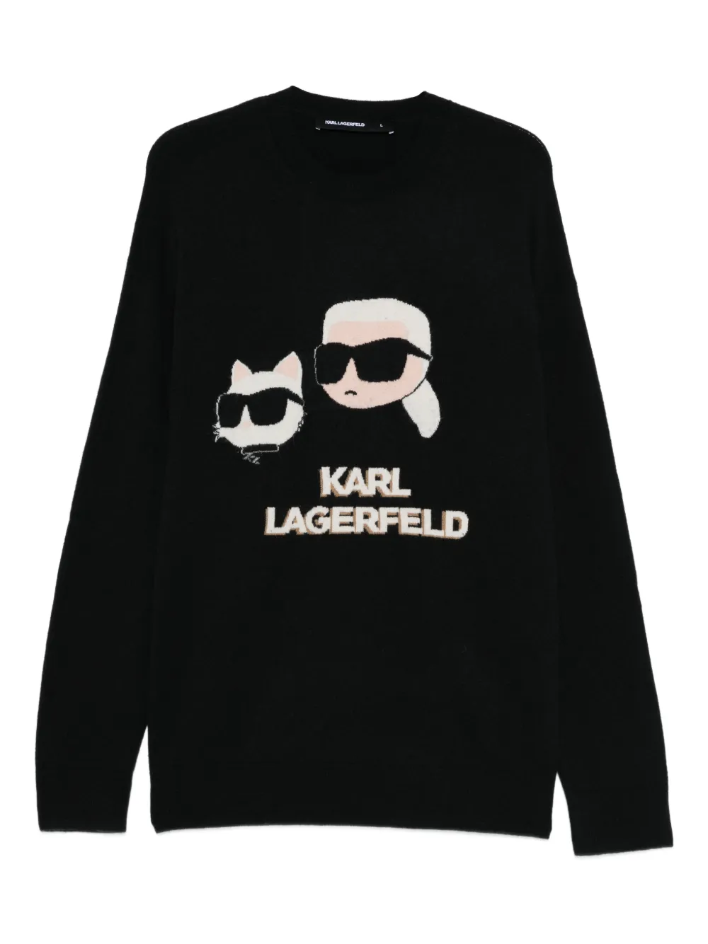 Karl Lagerfeld graphic jumper | negro | Image 1