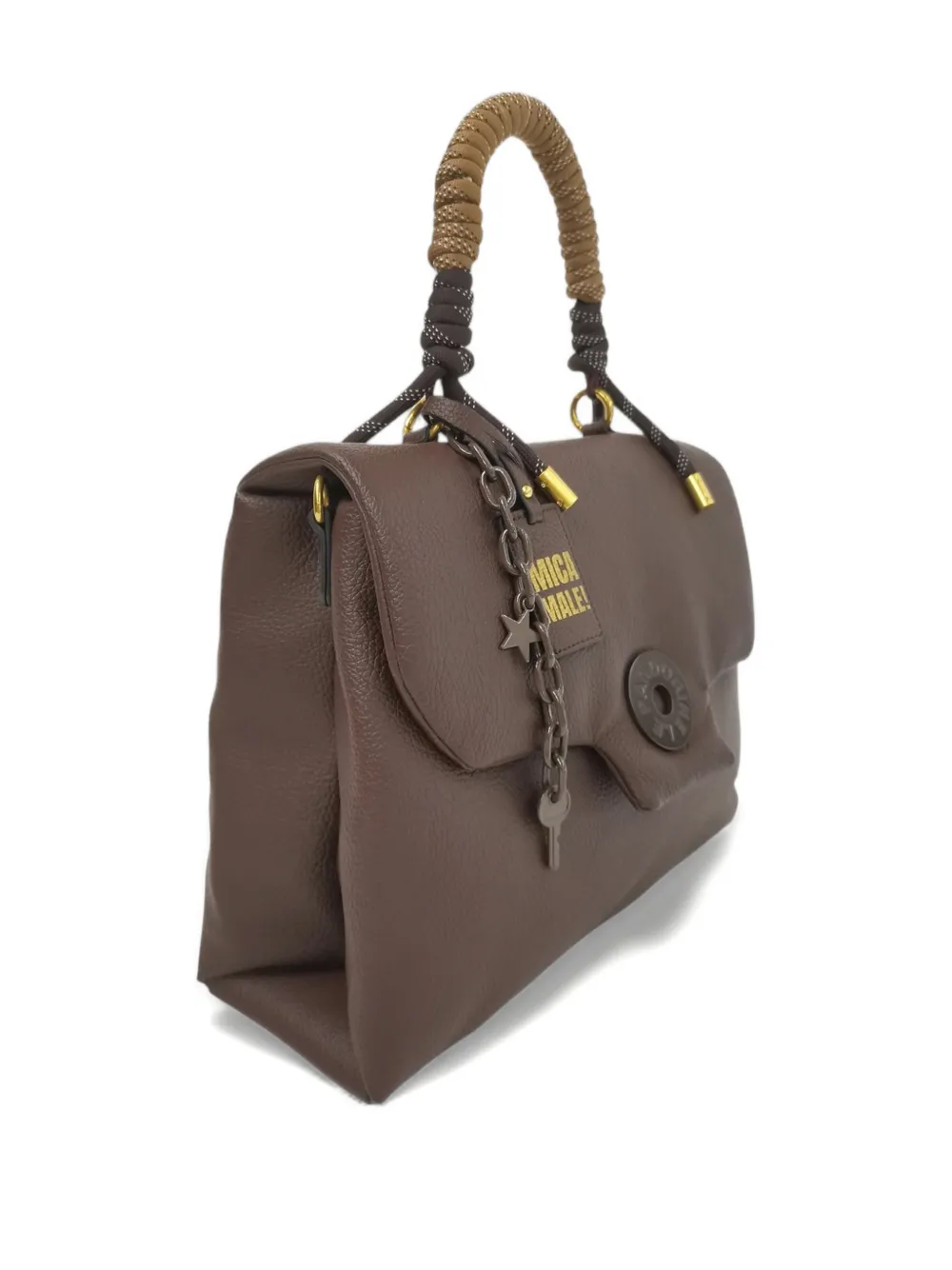 Le Pandorine Medium Alex Tote Bag In Brown