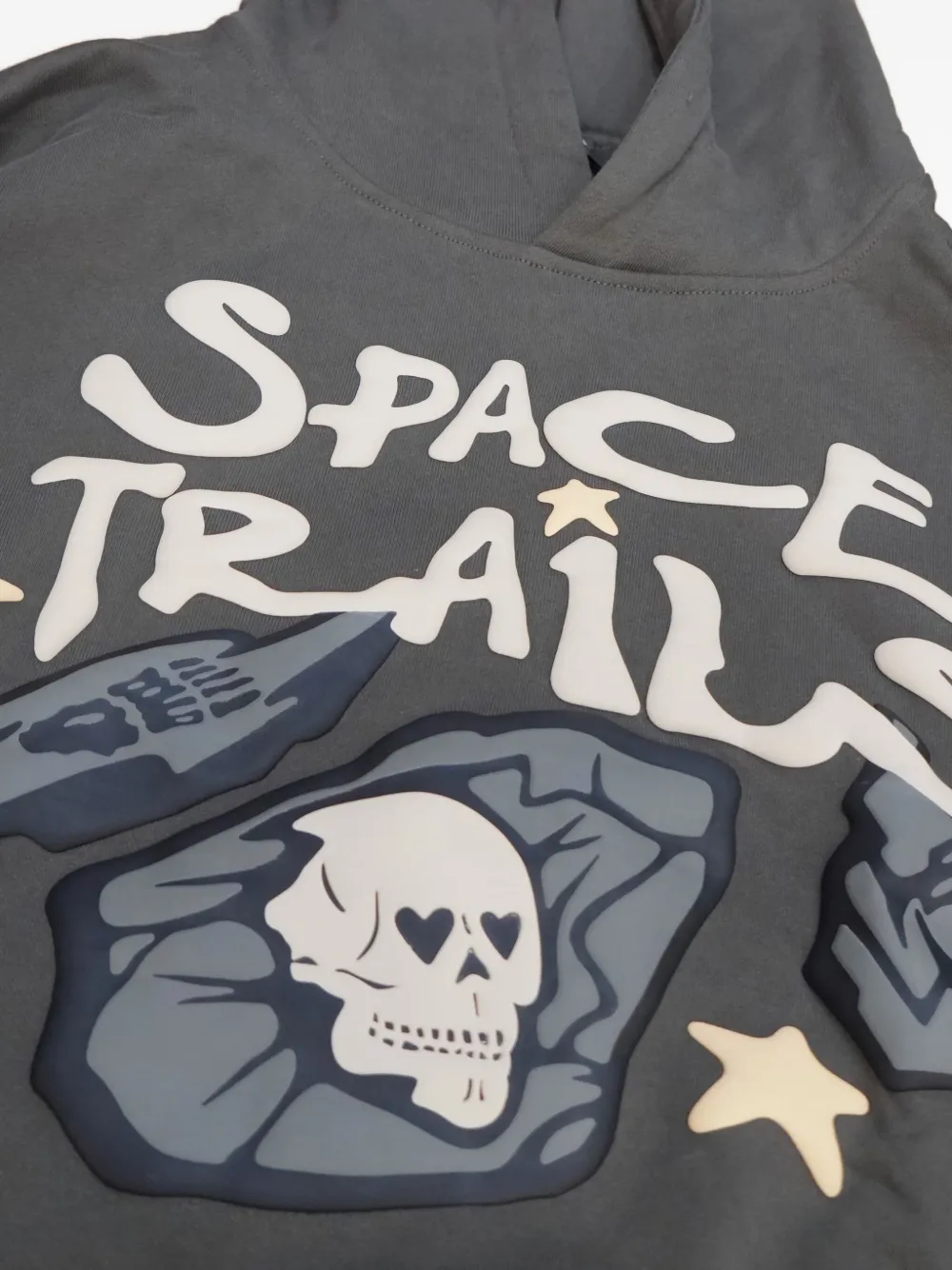 BROKEN PLANET Market hoodie met grafische print Grijs