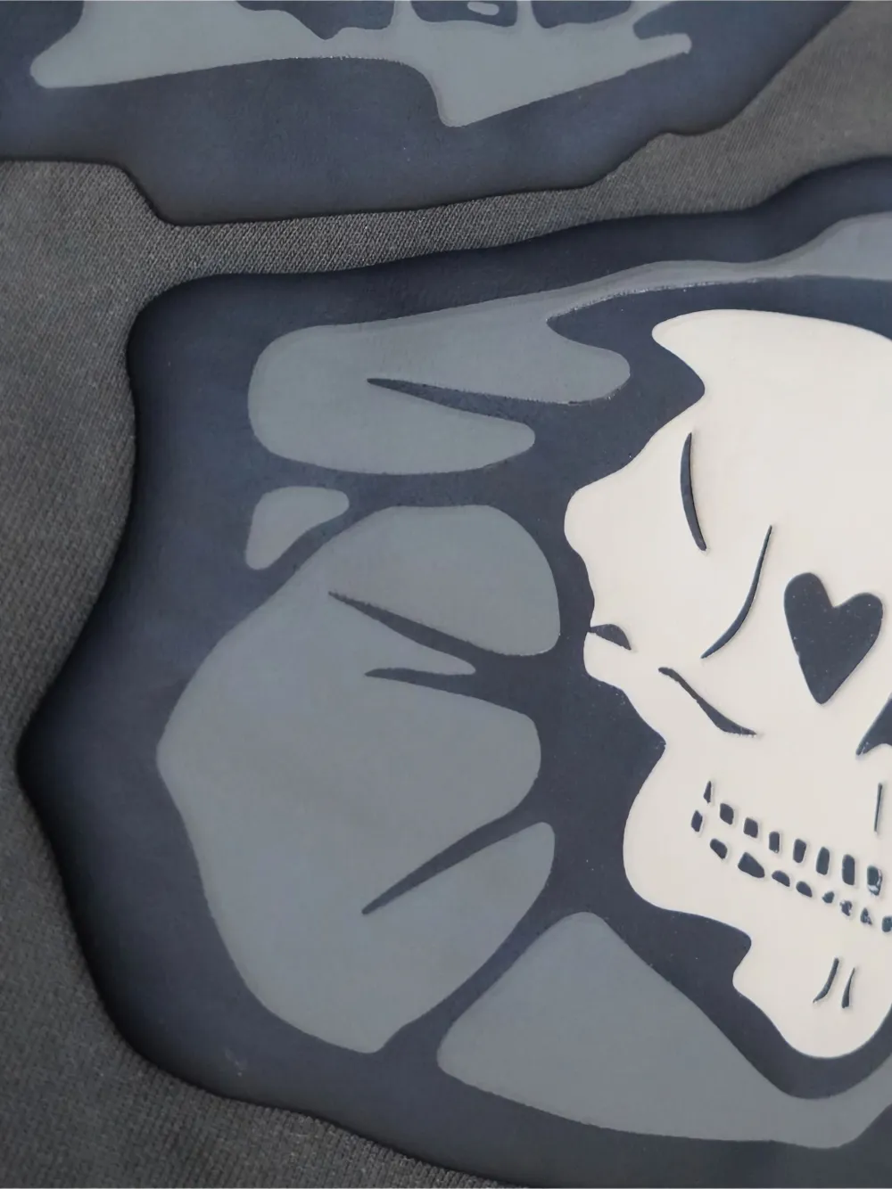 BROKEN PLANET Market hoodie met grafische print Grijs