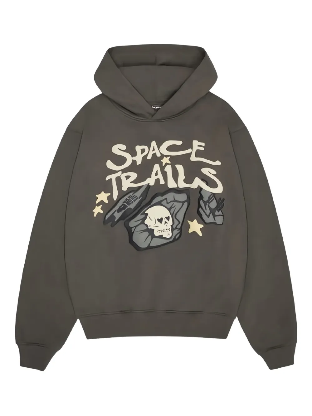 Broken Planet Market Graphic-printed Hoodie In Gray