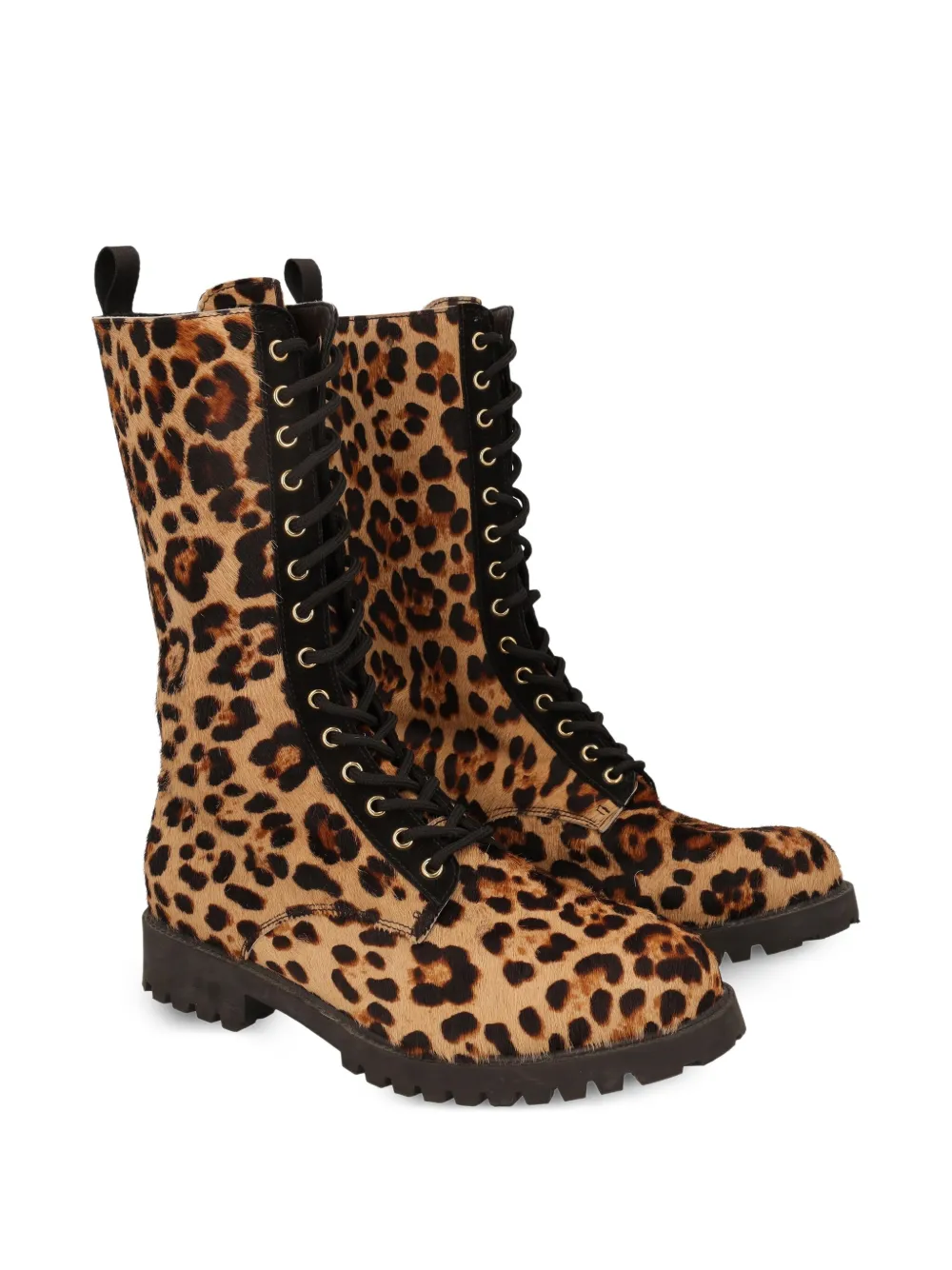 Moschino Pre-Owned 35mm leopard-print boots | Image 2