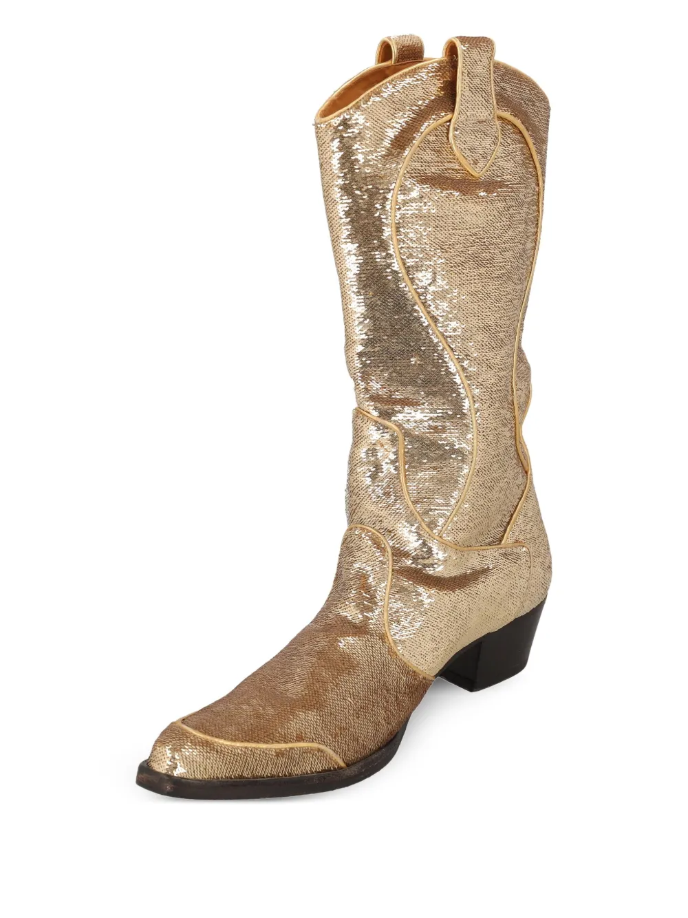 Moschino Pre-Owned bottines Camperos à sequins | Image 2