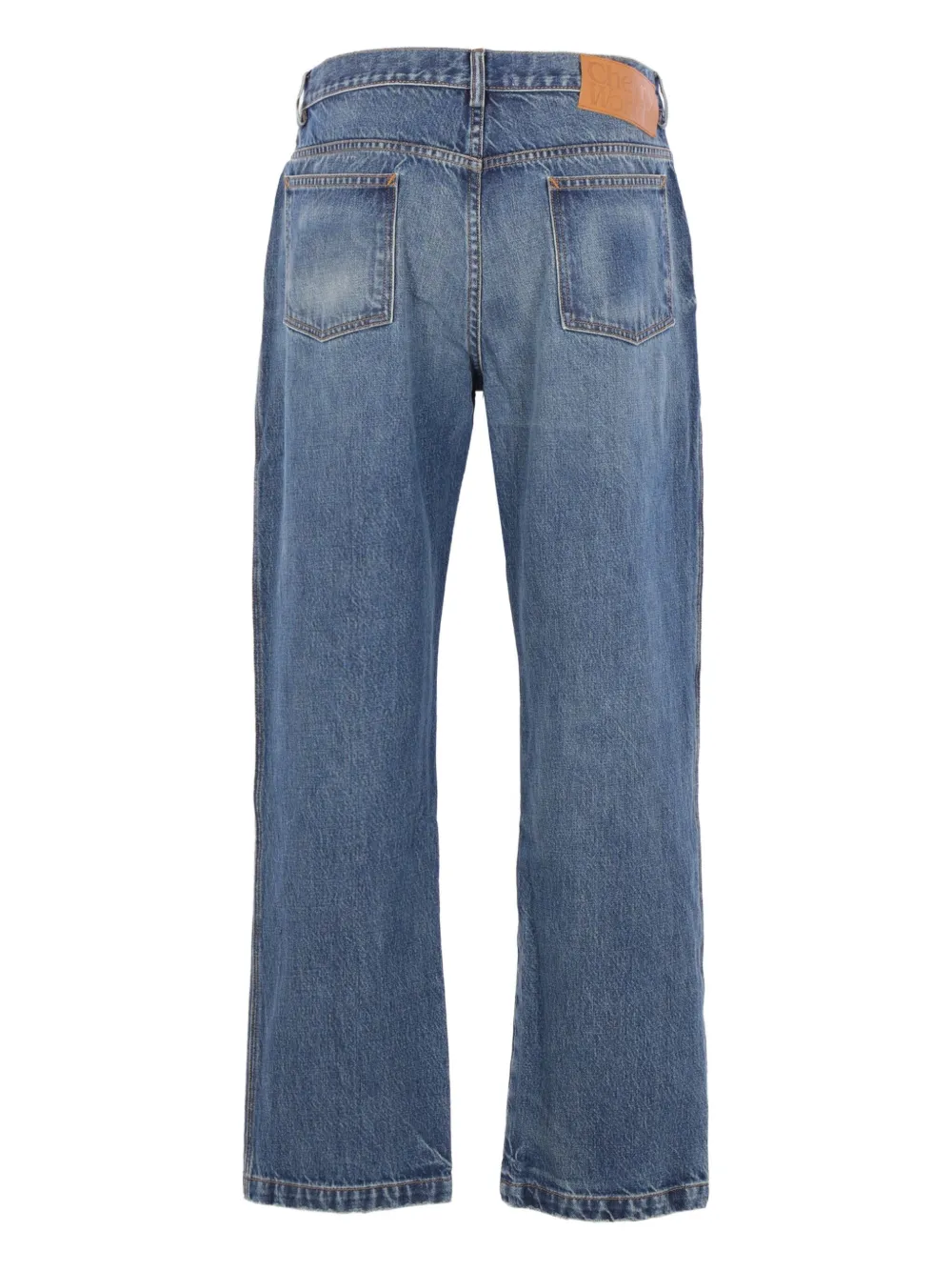 Cherry World Santa Monica embroidered jeans - Blauw