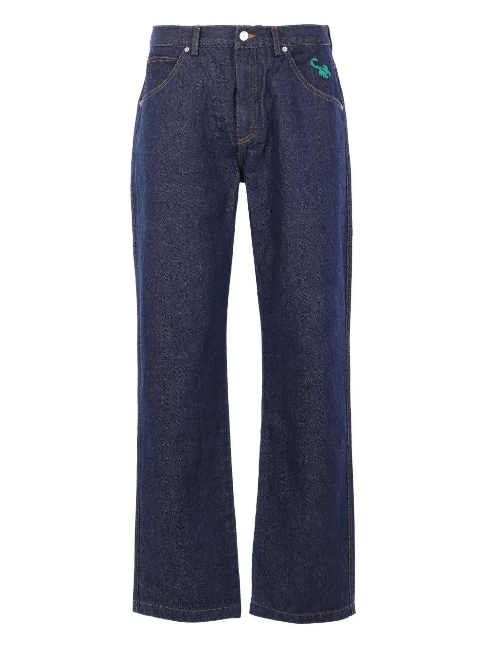 Cherry World vaqueros bordados | azul | Image 1