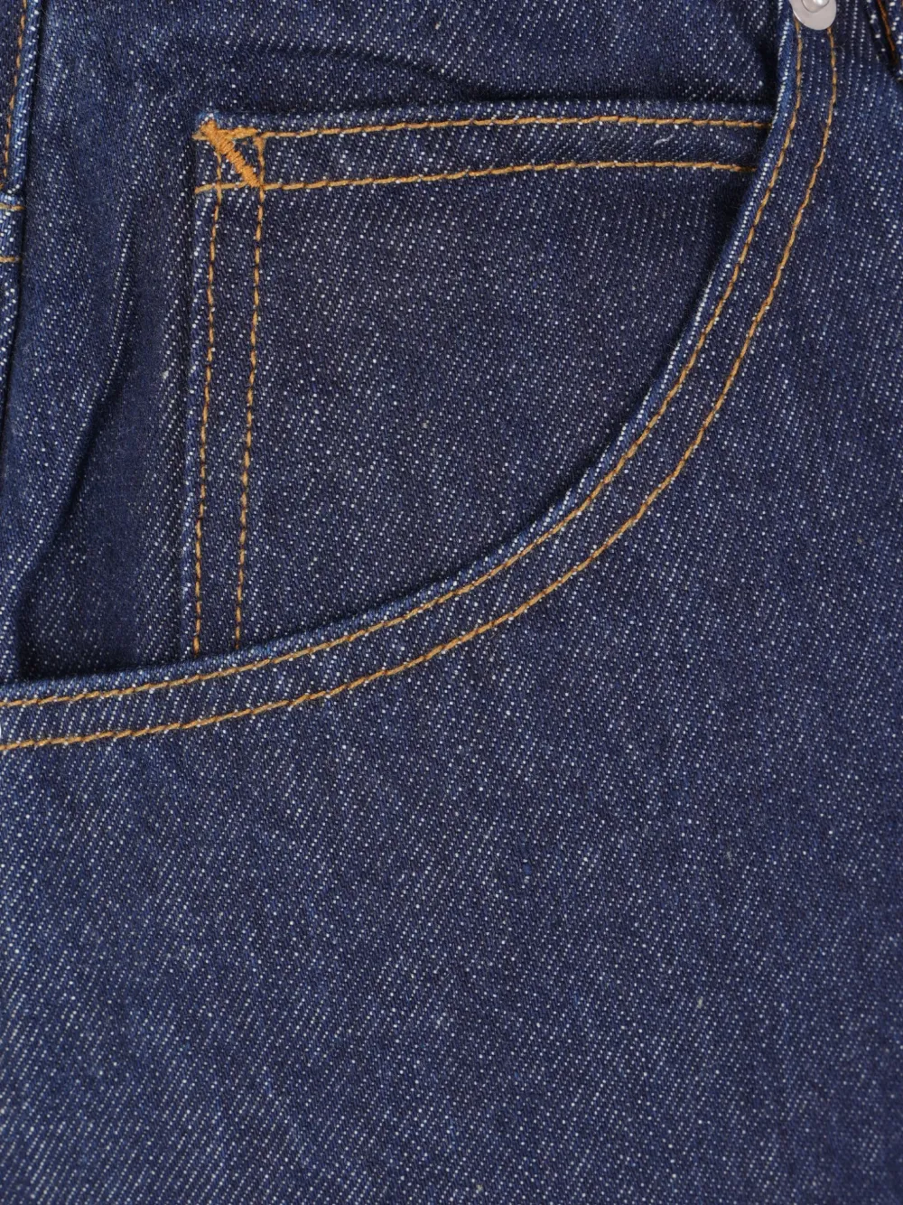 Cherry World Embroidered Jeans In Blue