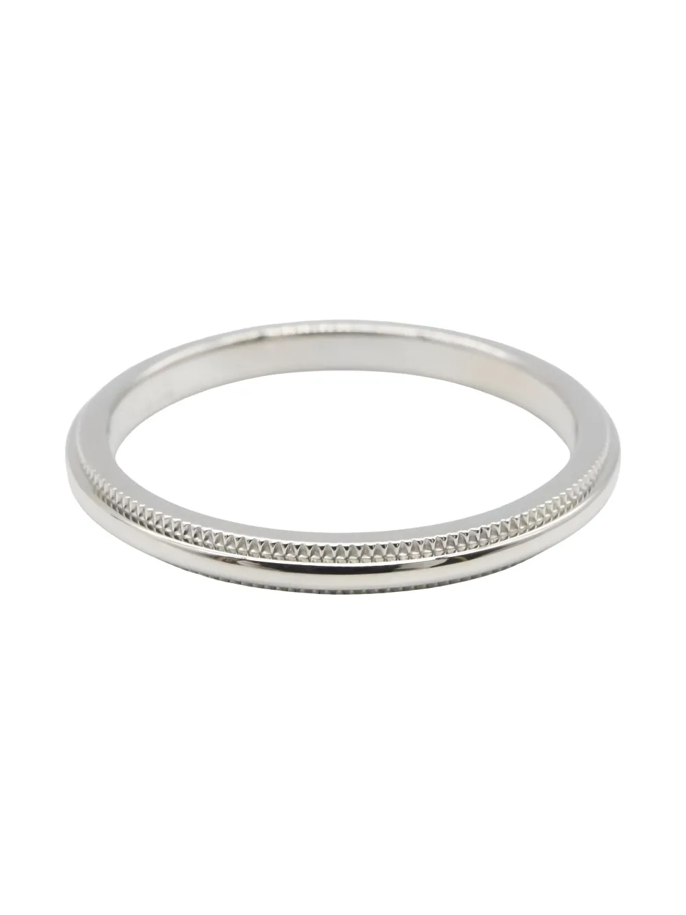 Tiffany & Co. Pre-Owned anillo Milgrain 2010 | plateado | Image 1