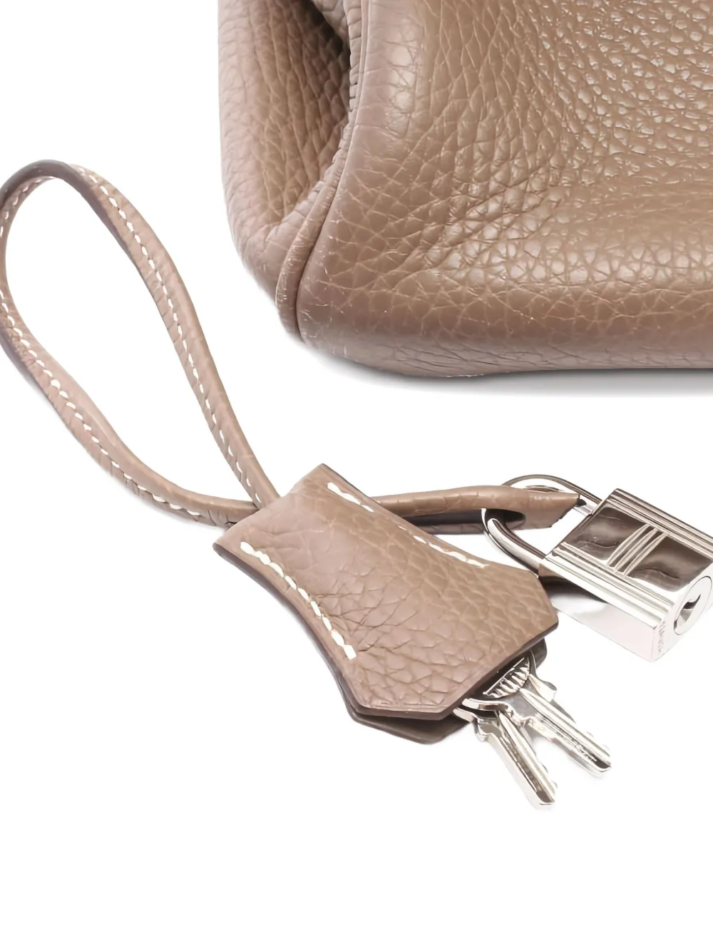 HERMES Pre-owned 2006 Birkin 35 Clemence Leather Tote Bag In Brown