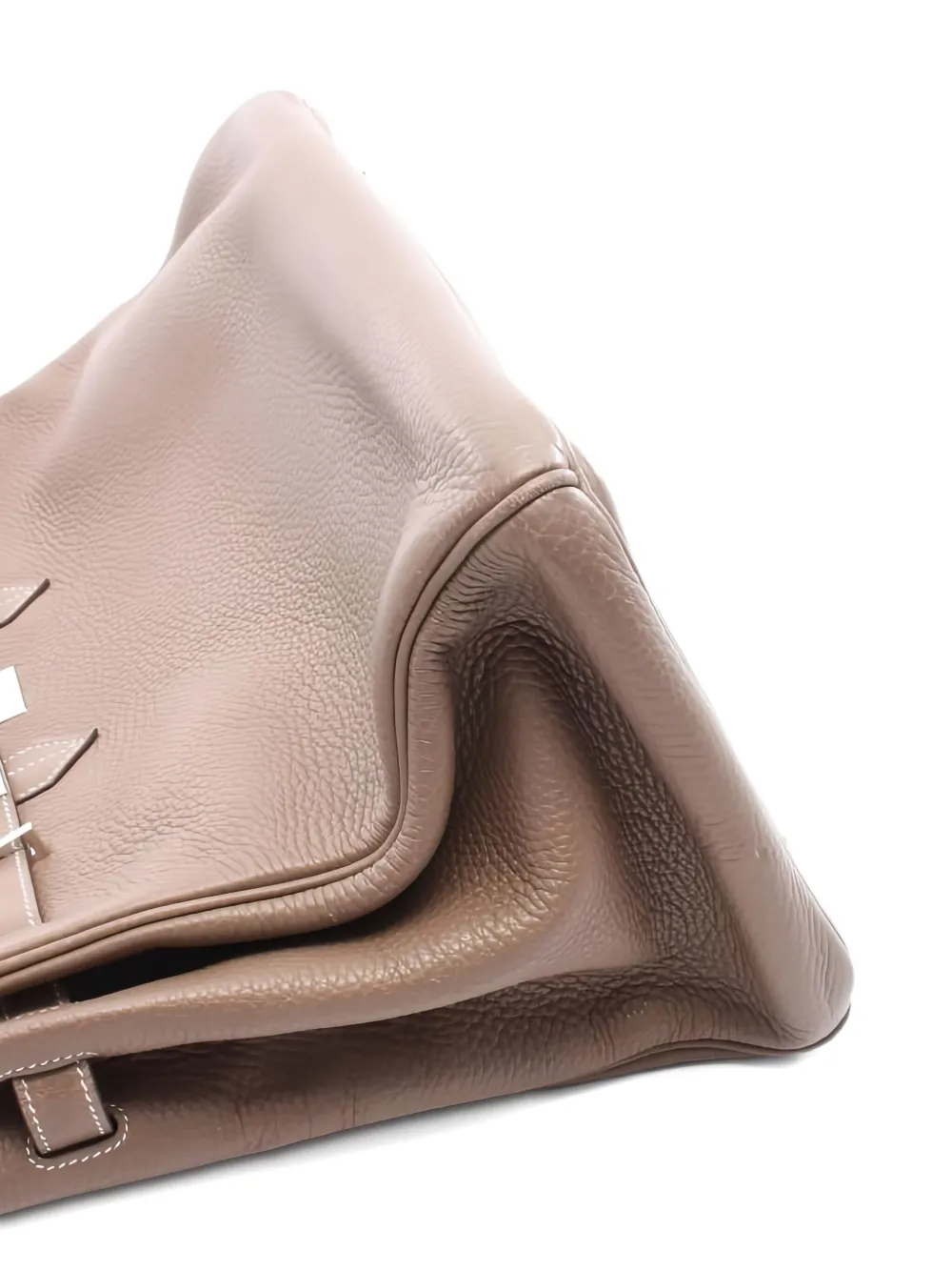 HERMES Pre-owned 2006 Birkin 35 Clemence Leather Tote Bag In Brown