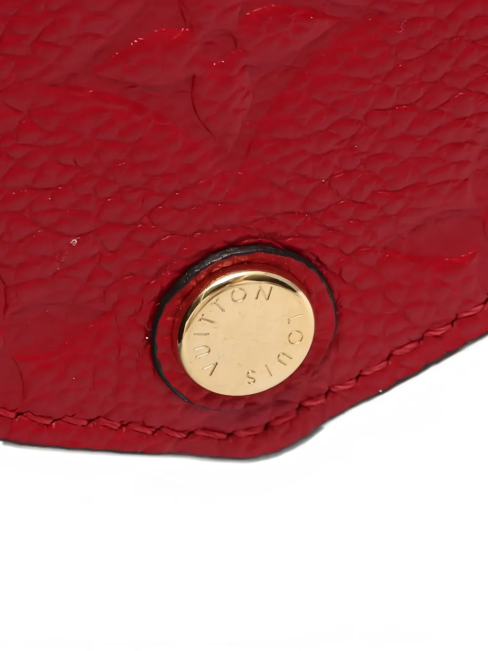 LOUIS VUITTON Pre-owned 2021 Pochette Félicie Monogram Shoulder Bag In Red