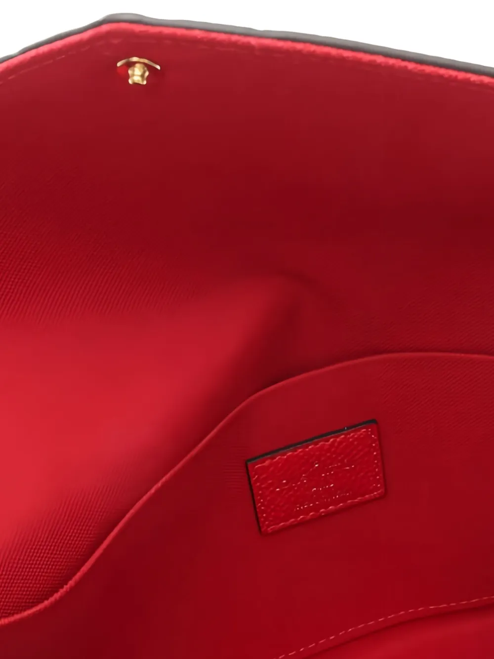 LOUIS VUITTON Pre-owned 2021 Pochette Félicie Monogram Shoulder Bag In Red