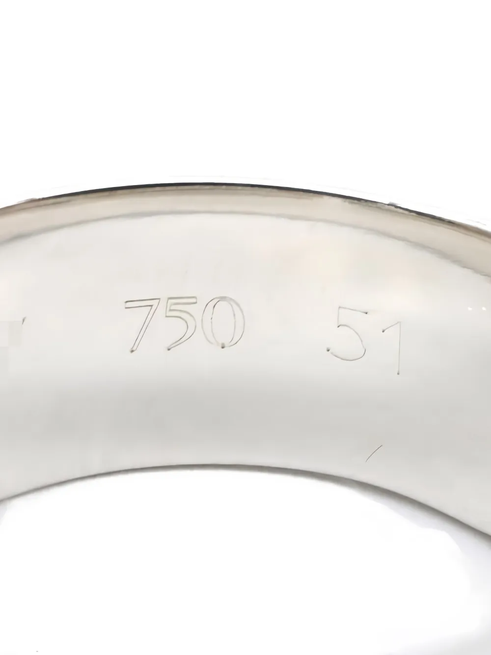 Pre-owned Cartier 2010s 18k White Gold 2c 2000 Ring In Silver