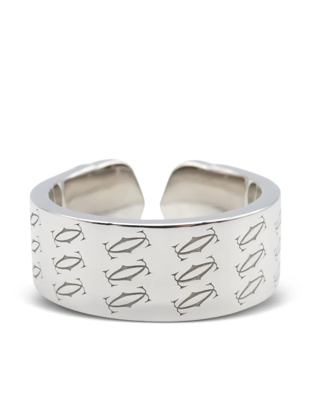 Cartier 2010s 18K white gold 2C 2000 ring - Argento