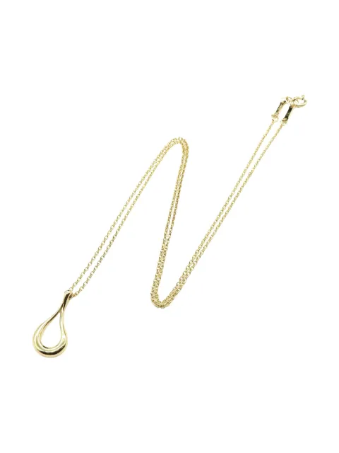 Tiffany & Co Eyewear 10s 18K yellow gold teardrop necklace